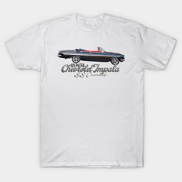 1961 Chevrolet Impala SS Convertible T-Shirt by Gestalt Imagery